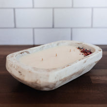 Load image into Gallery viewer, White Washed Med & Large Dough Bowls