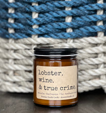 Load image into Gallery viewer, lobster. wine. & true crime.
