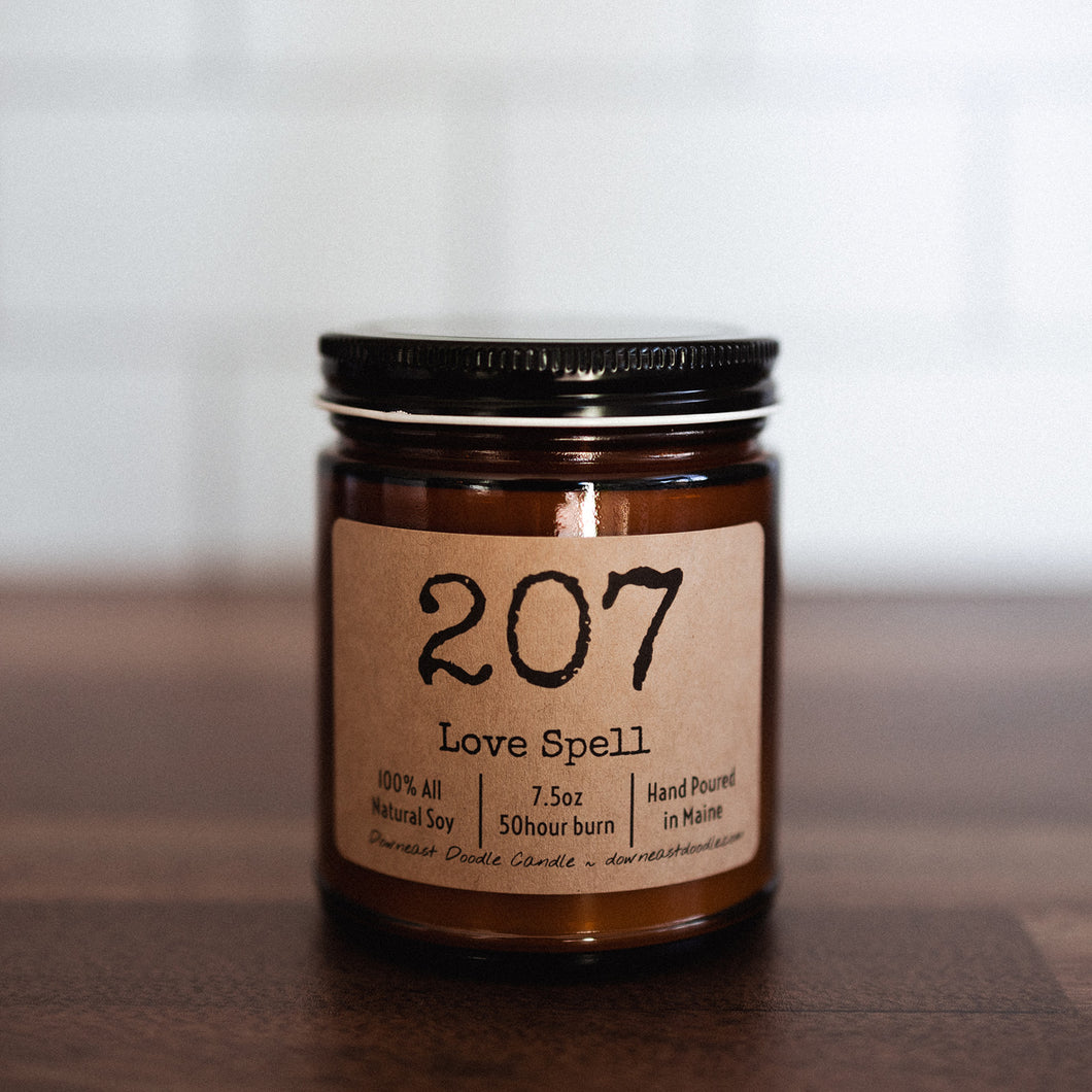Area code candle - 207