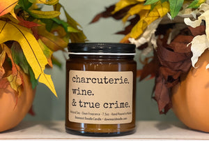 charcuterie. wine. & true crime.