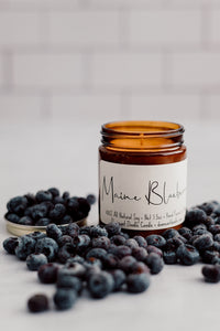 Maine Blueberry ~ Amber Jar