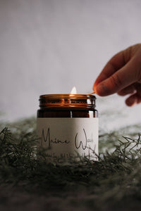 Maine Woods ~ Amber Jar