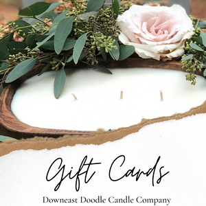 Downeast Doodle Candle Gift Cards