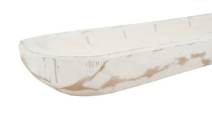 White Washed Med & Large Dough Bowls